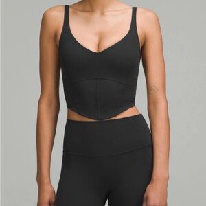 Lululemon Corset Tank Top Size 12 light support